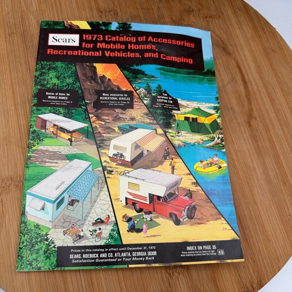 Accessories for Mobile Homes RV and Camping 1973 Sears Catalog